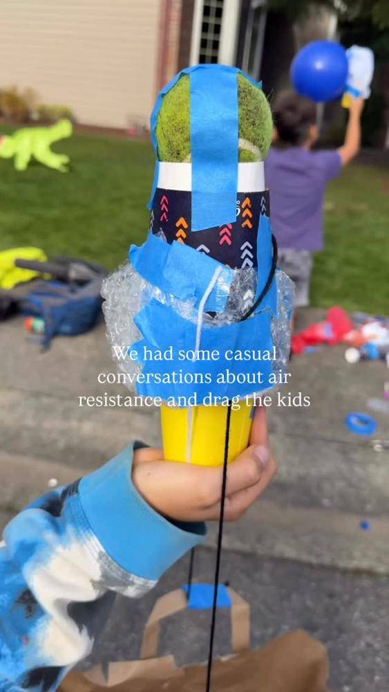 Tennis Ball and Cup Air Resistance Experiment