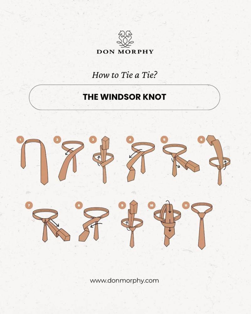 The Windsor Knot Tie Tutorial