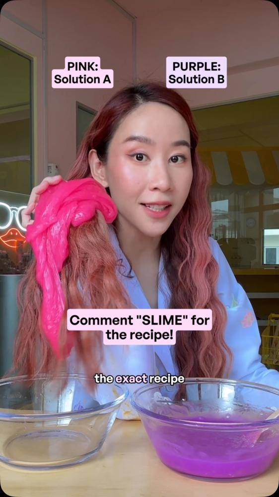 Vibrant Homemade Slime Creations