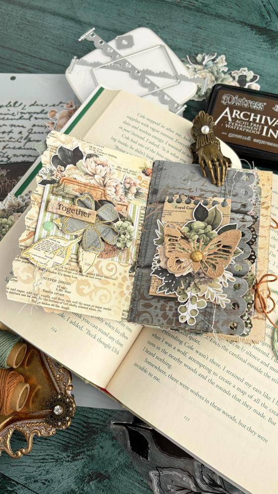 Vintage Botanical Junk Journal Cover