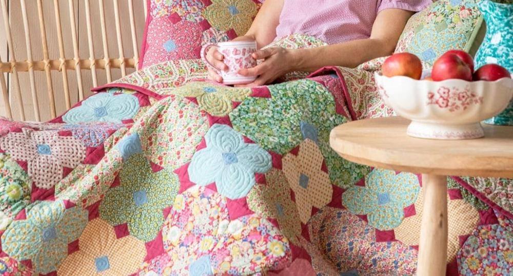 Vintage Floral Block Quilt Project