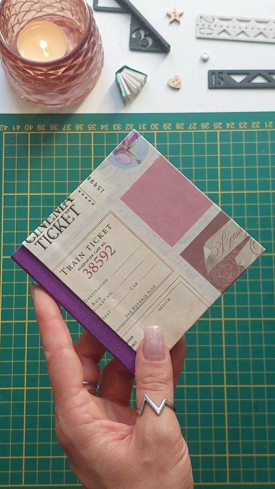 Vintage Ticket Junk Journal Cover