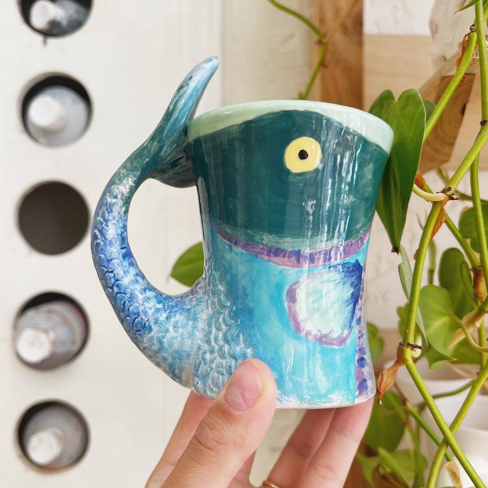 Whimsical Fish-Shaped Ceramic Mug Project