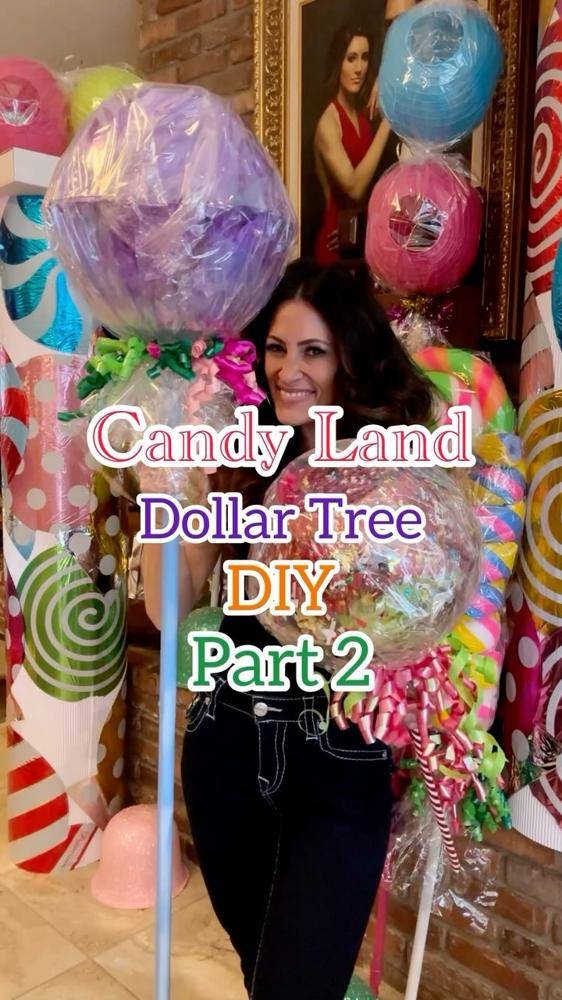 Whimsical Giant Candy Ball Decorations