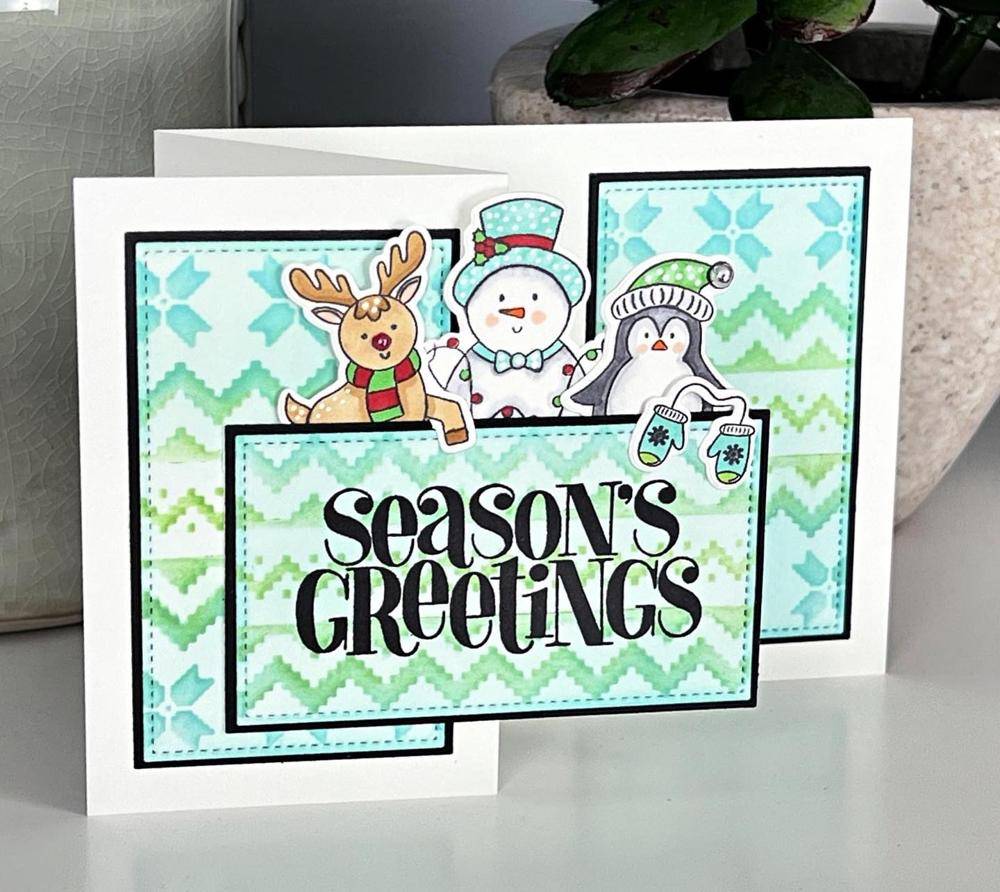Whimsical Winter Friends Fold Card Craft