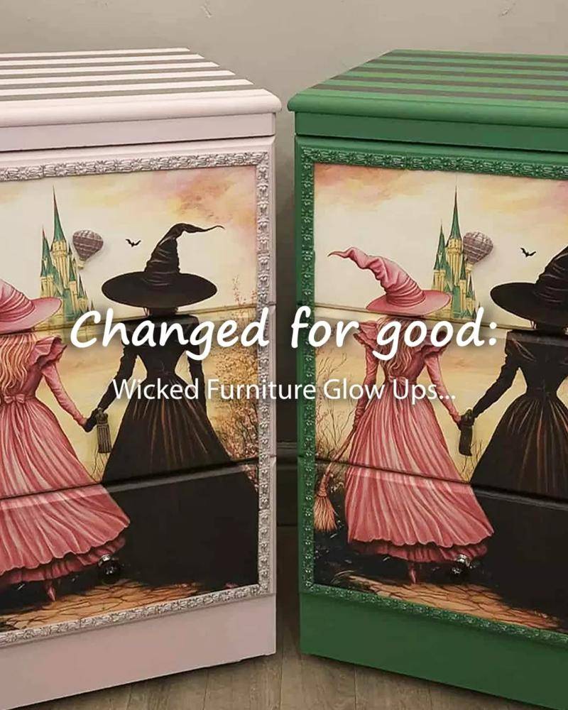Whimsical Witchy Furniture Makeover