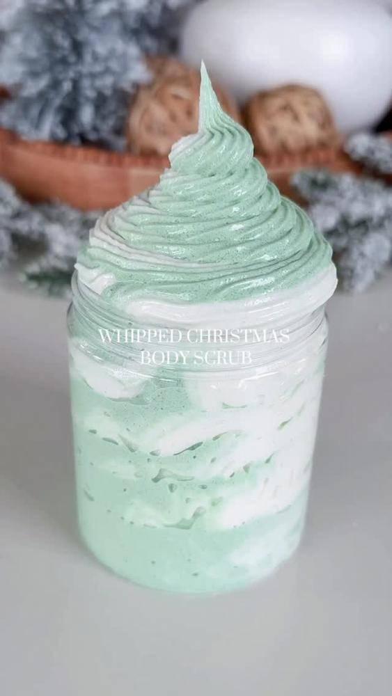 Whipped Christmas Body Scrub Recipe
