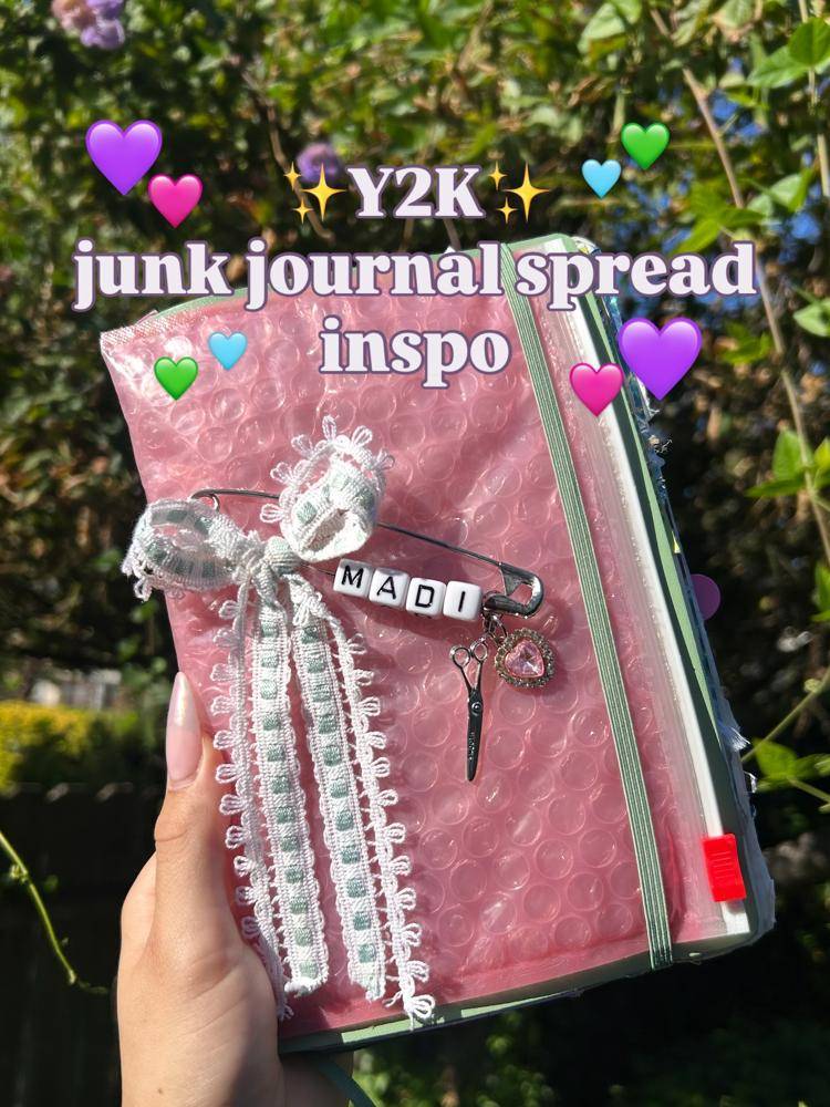 Y2K Themed Junk Journal Decoration